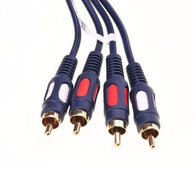 Kabel przewód 2XRCA - 2XRCA CHINCH 2- RCA łezka 2,5m RK230 Vitalco