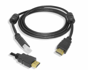 Przyłącze kabel HDMI-HDMI 3M złoty filtr
