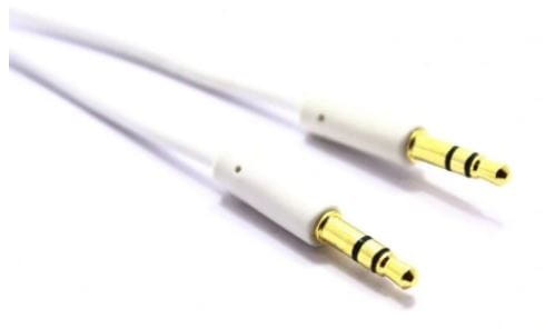 Kabel przewód mini jack JACK3,5/JACK3,5 5m biały jkj206