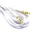 Kabel przewód mini jack JACK3,5/JACK3,5 5m biały jkj20