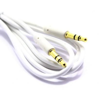 Kabel przewód mini jack JACK3,5/JACK3,5 5m biały jkj20