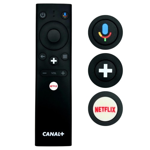 Oryginalny Pilot Canal+ BOX 4K HY4001 android +baterie