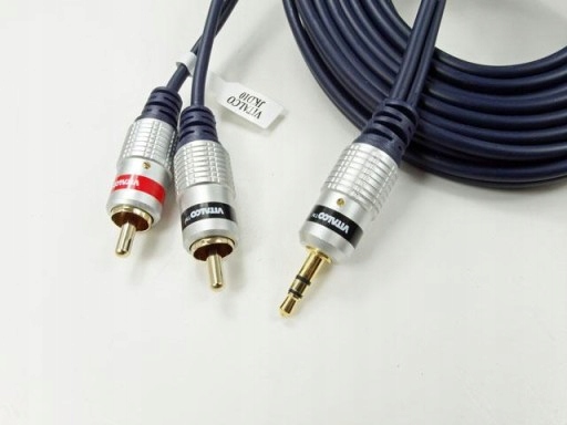 Kabel przewód JACK-2RCA 1M DIGIT (mini jack x cinch x 2) jkd10