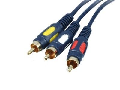 Kabel 3XRCA - 3XRCA Cinch 3- RCA łezka 5m RK32