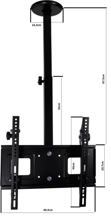 Uchwyt LCD/LED/PLASMA 23-50 400x400 PSR770 DUAL