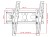 Uchwyt do telewizora LCD/LED 300X200 300x250 uchylny